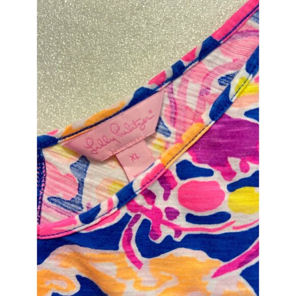 Lilly Pulitzer Gigi Tank Top in Catch and Release Print XL - Picture 6 of 6